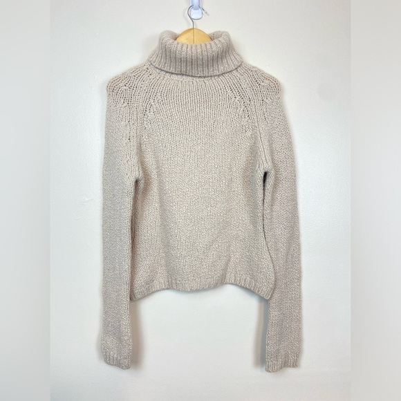 TOAST 99% CASHMERE KNIT SUPER SOFT COZY ROLL NECK SWEATER QUIET LUXURY COMFY - Picture 2 of 11